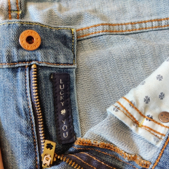 Lucky Brand Blue Straight Leg Jeans - Picture 5 of 9